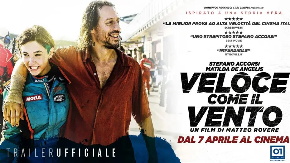 Wideo do filmu Veloce come il vento — VELOCE COME IL VENTO (2016) di Matteo Rovere - Trailer ufficiale HD
