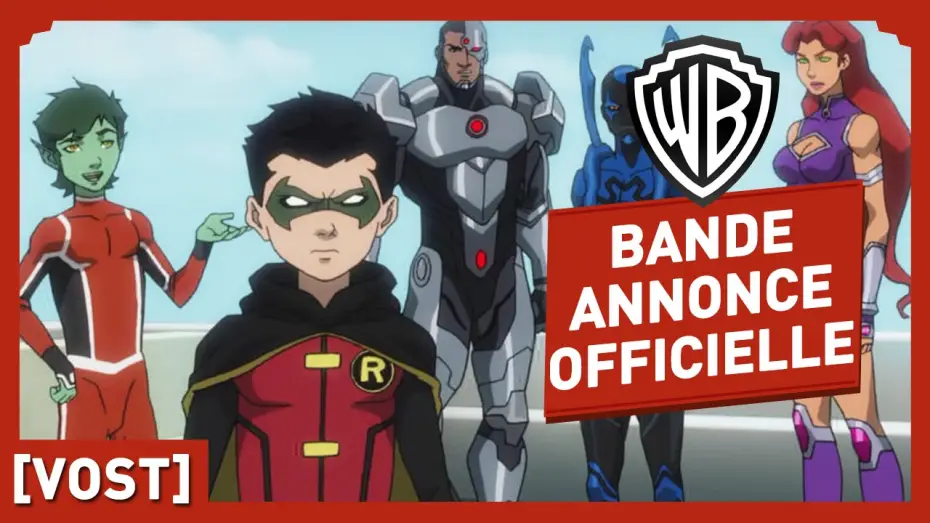 Wideo do filmu Liga Sprawiedliwości kontra Młodzi Tytani — La Ligue Des Justiciers VS Teen Titans - Bande Annonce Officielle (VOST)