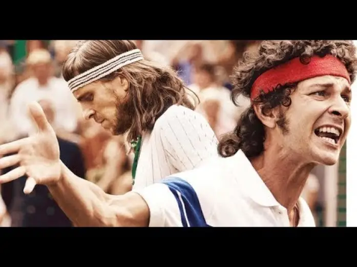 Wideo do filmu Borg/McEnroe. Między odwagą a szaleństwem — Borg McEnroe - Trailer español (HD)