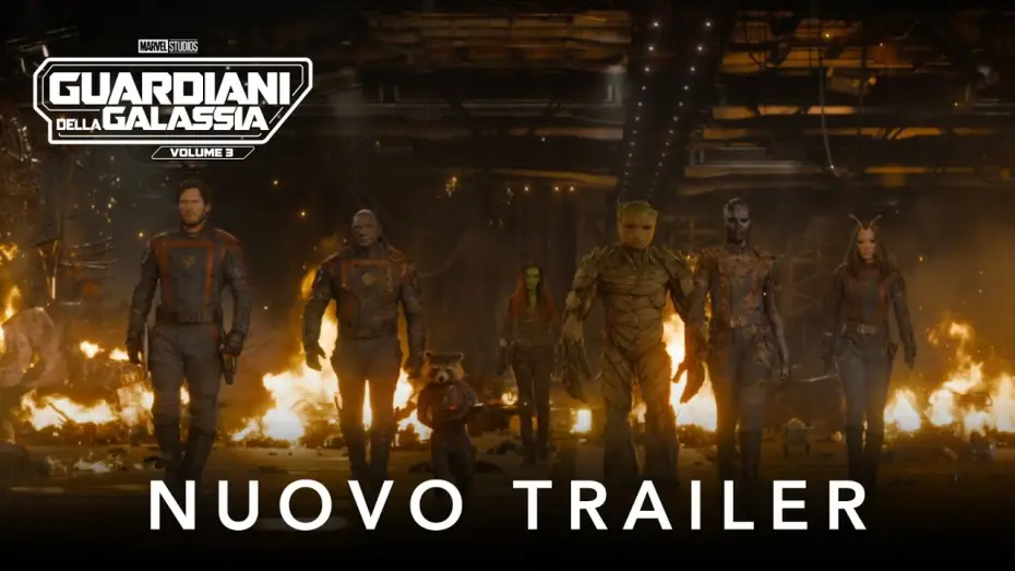 Wideo do filmu Strażnicy Galaktyki: Volume 3 — Guardiani della Galassia Vol. 3 | Nuovo Trailer