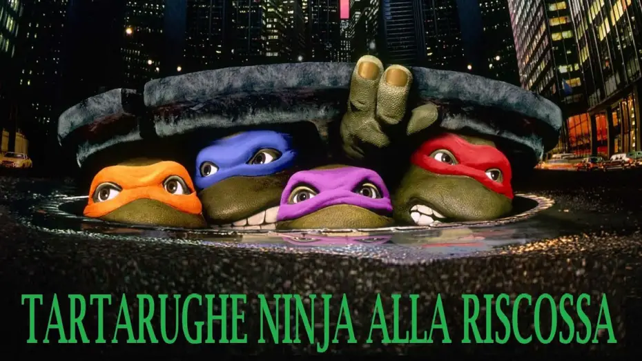 Wideo do filmu Wojownicze Żółwie Ninja — Tartarughe Ninja alla riscossa (film 1990) TRAILER ITALIANO