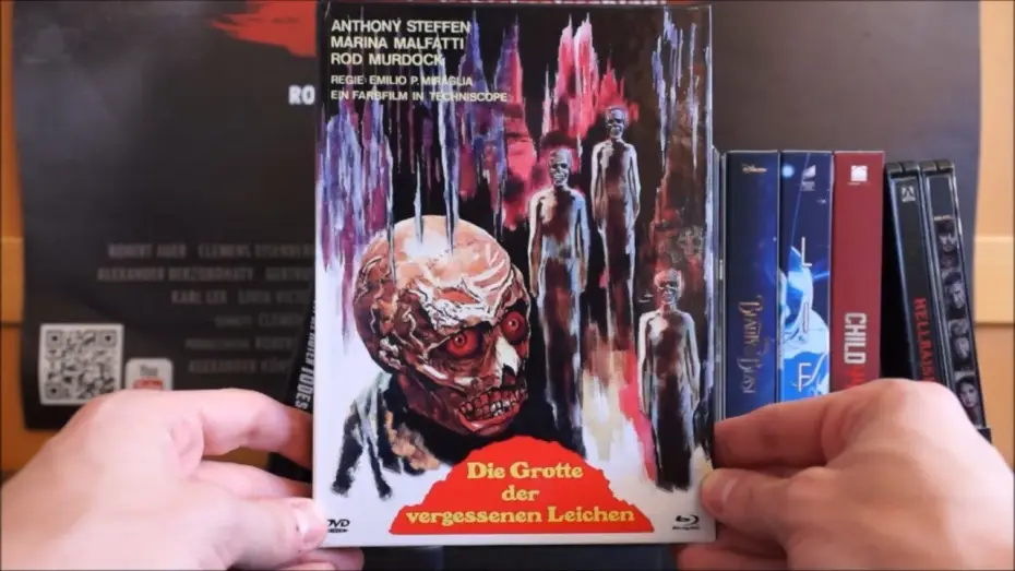 Wideo do filmu La notte che Evelyn uscì dalla tomba — DIE GROTTE DER VERGESSENEN LEICHEN (DT Blu-ray Mediabook Cover A) / Zockis Sammelsurium Nr. 750