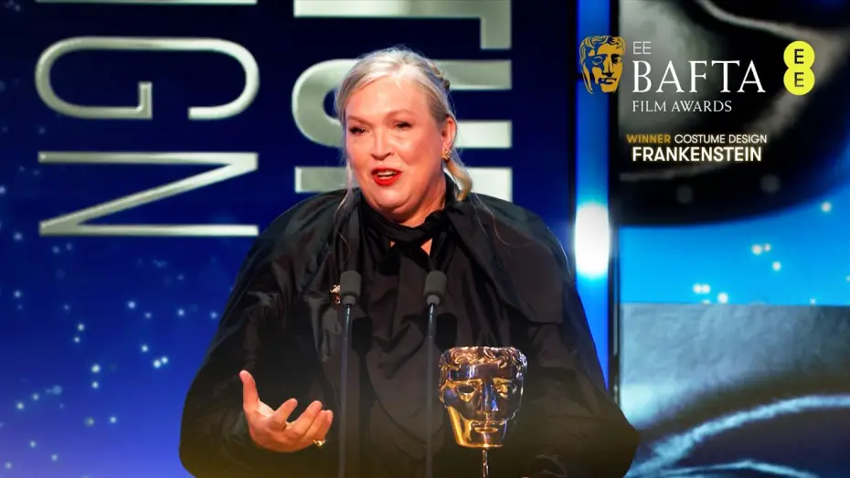 Wideo do filmu Frankenstein — Frankenstein Wins the BAFTA for Costume Design | EE BAFTA Film Awards 2026