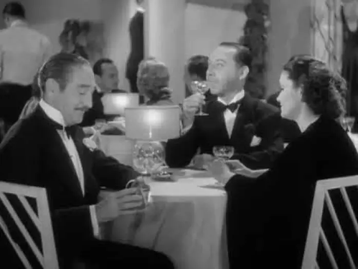 Wideo do filmu Obcym wstęp wzbroniony — Stage Door (1937) - An evening at The Grotto Club.