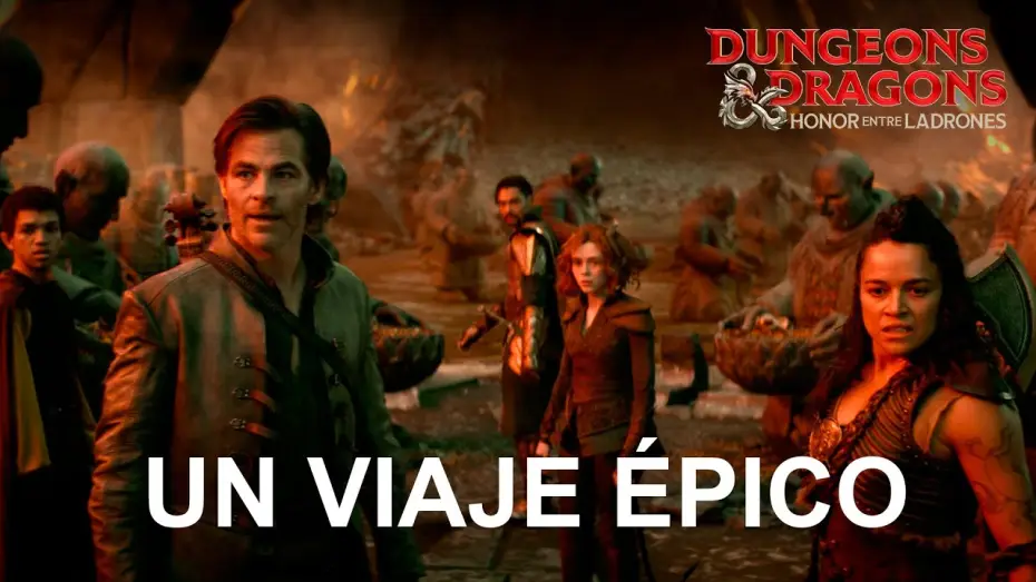 Wideo do filmu Dungeons & Dragons: Złodziejski honor — Featurette - Un viaje épico [VOSE]