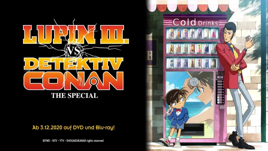 Wideo do filmu Lupin III VS Meitantei Conan — Lupin III. vs. Detektiv Conan: The Special (Anime-Trailer)