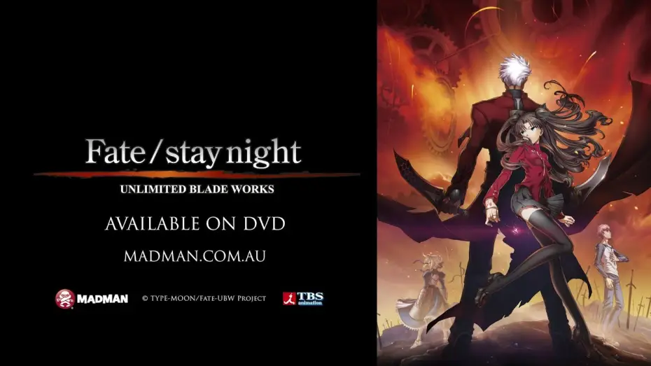 Wideo do filmu Fate/stay night Movie: Unlimited Blade Works — FATE/STAY NIGHT: UNLIMITED BLADE WORKS Official Trailer - Available March 2013