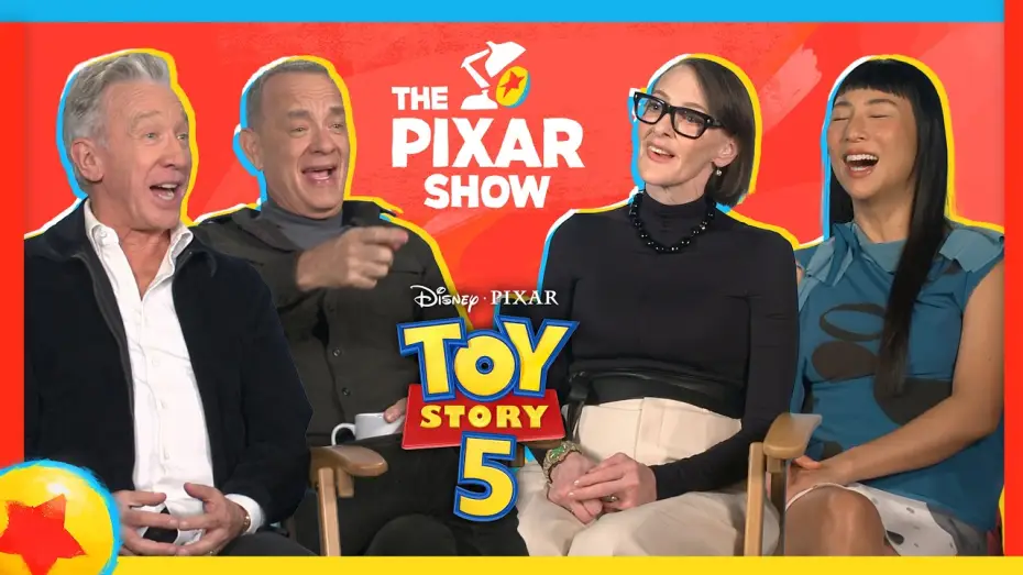 Wideo do filmu Toy Story 5 — Toy Story 5 Cast at Pixar! | The Pixar Show TS5 Special Edition
