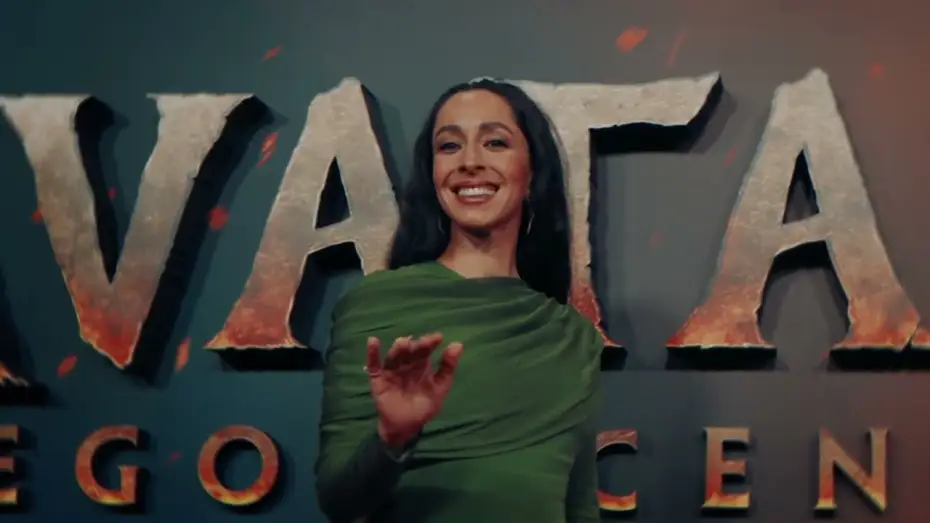 Wideo do filmu Avatar: Ogień i popiół — Oona Chaplin en la Première de Madrid