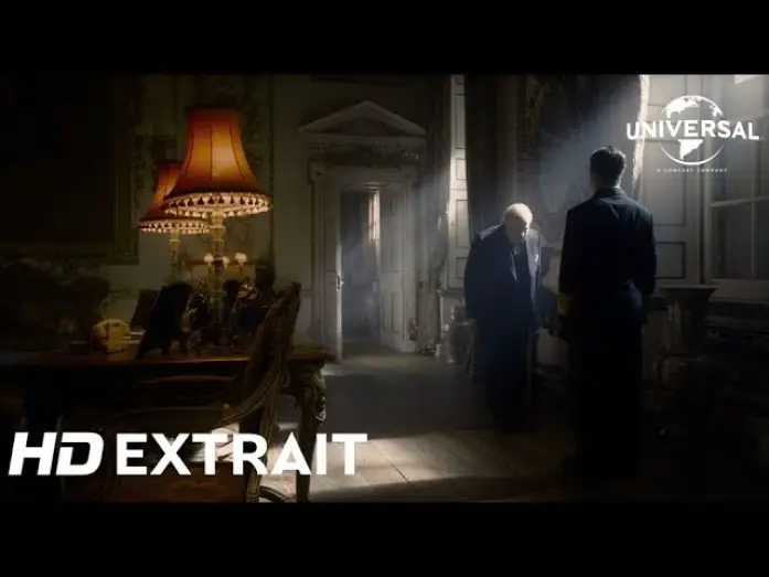 Wideo do filmu Czas mroku — Les Heures Sombres / Extrait "Winston et le roi Georges VI" VOST [Au cinéma le 3 janvier]