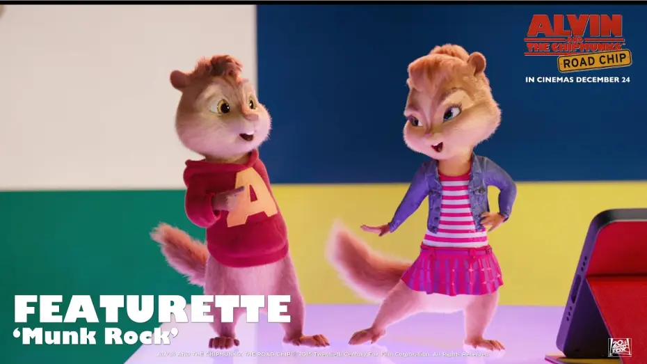 Wideo do filmu Alvin i wiewiórki: Wielka wyprawa — 'Munk Rock' Featurette
