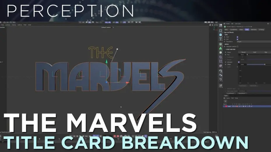 Wideo do filmu Marvels — How To Design The Marvels Title: End Credits VFX Breakdown