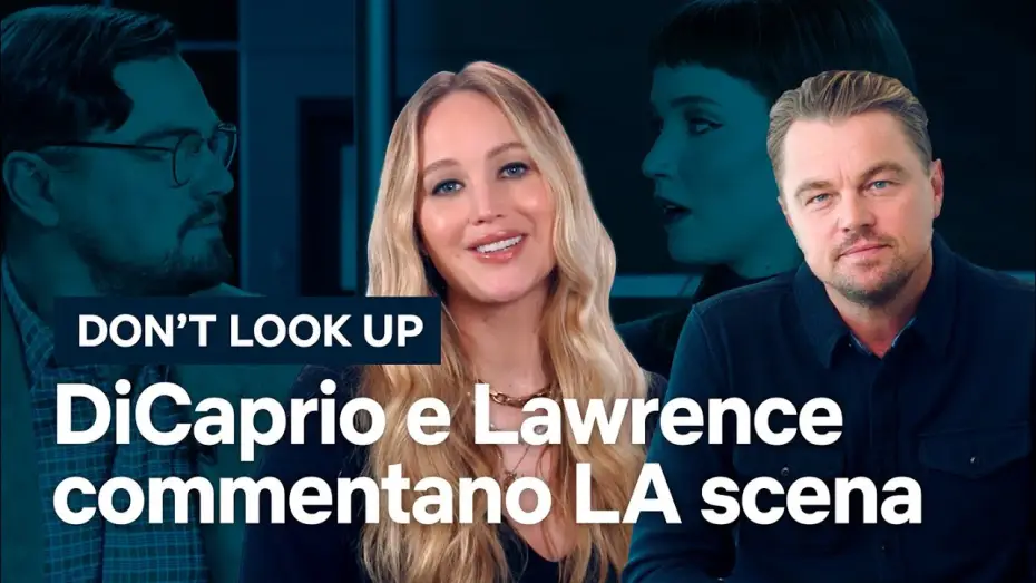 Wideo do filmu Nie patrz w górę — Leonardo DiCaprio, Jennifer Lawrence e quel "Moriremo tutti!" [Sottotitolato]