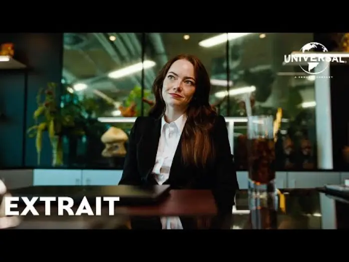 Wideo do filmu Bugonia — Bugonia - Extrait "Tous les employés sont autorisés à partir à 17h30" VOST [Actuellement au cinéma]