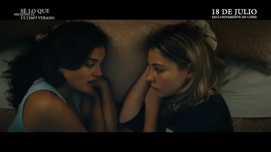 Wideo do filmu Koszmar minionego lata — No podéis huir, ni esconderos.