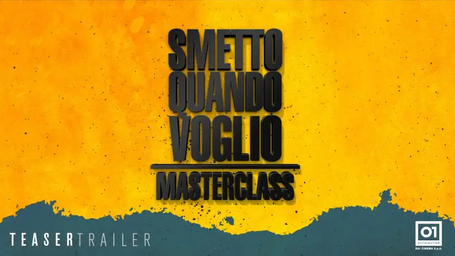 Wideo do filmu Smetto quando voglio - Masterclass — Smetto quando voglio - Masterclass - Teaser trailer