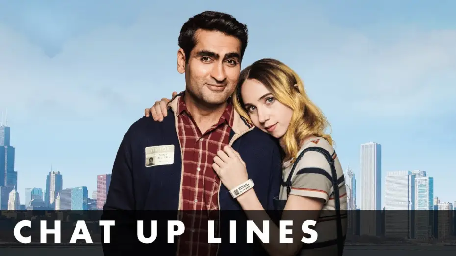 Wideo do filmu I tak cię kocham — THE BIG SICK - British Chat-Up Lines with Kumail Nanjiani and writer Emily Gordon