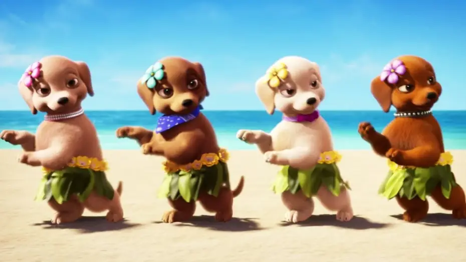 Wideo do filmu Barbie i siostry na tropie piesków — Barbie y sus Hermanas en Busca de los Perritos (Trailer español)