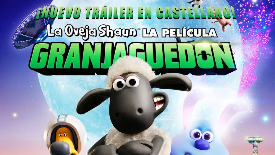 Wideo do filmu Baranek Shaun Film. Farmageddon — LA OVEJA SHAUN, LA PELÍCULA: GRANJAGUEDON - Tráiler 2 en castellano