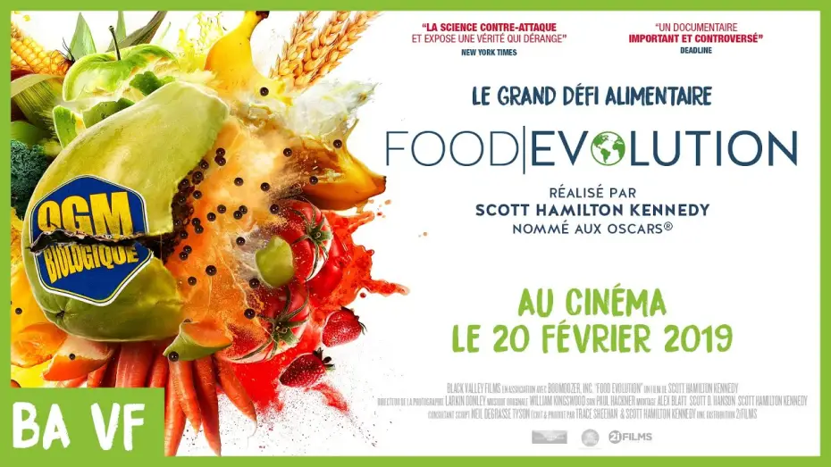 Wideo do filmu Food Evolution — BANDE-ANNONCE FOOD EVOLUTION VF