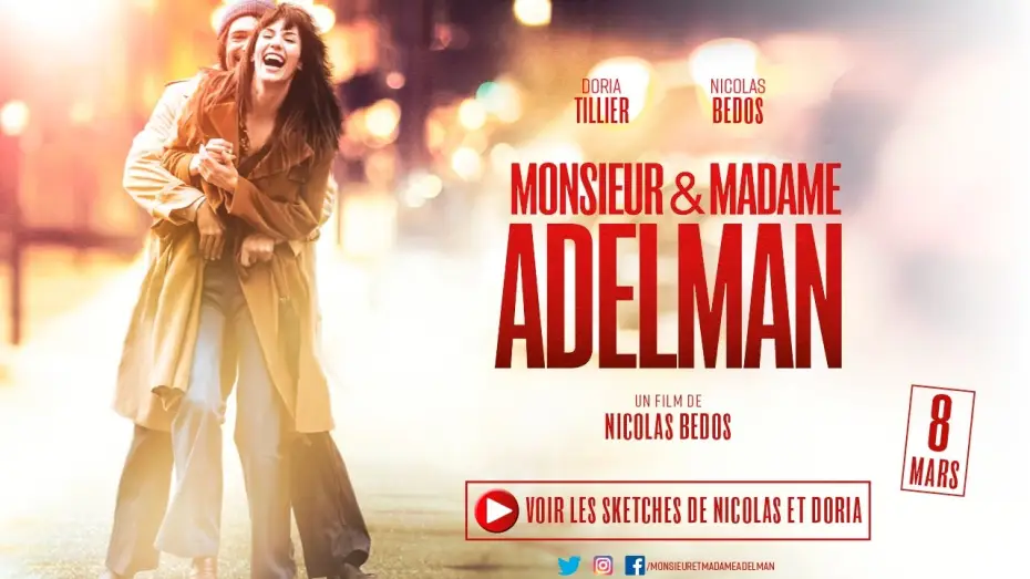 Wideo do filmu Pan i pani Adelman — BONUS - Best of des sketchs de Nicolas Bedos & Doria Tillier - MONSIEUR & MADAME ADELMAN