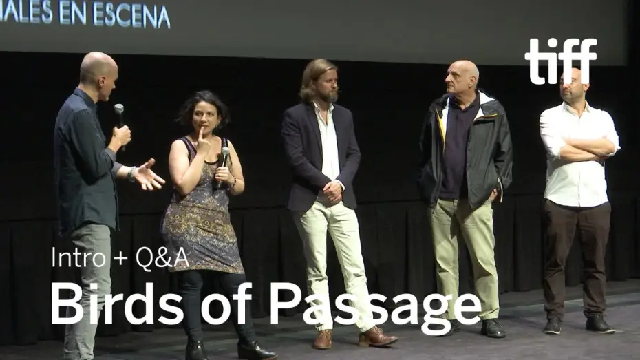 Wideo do filmu Sny wędrownych ptaków — BIRDS OF PASSAGE Cast and Crew Q&A | TIFF 2018