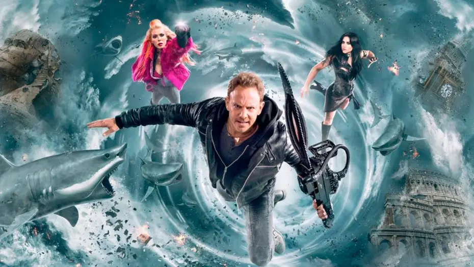 Wideo do filmu Rekinado 5: Efekt Płetwiarniany — SHARKNADO 5: Aletamiento Global (Trailer español)