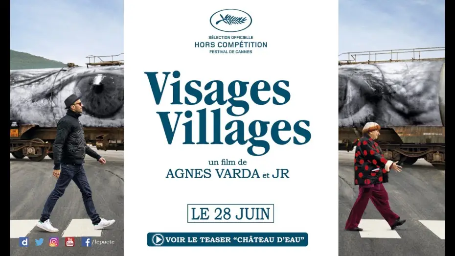 Wideo do filmu Visages Villages — Teaser "Château d'eau" - VISAGES, VILLAGES d'Agnès Varda et JR