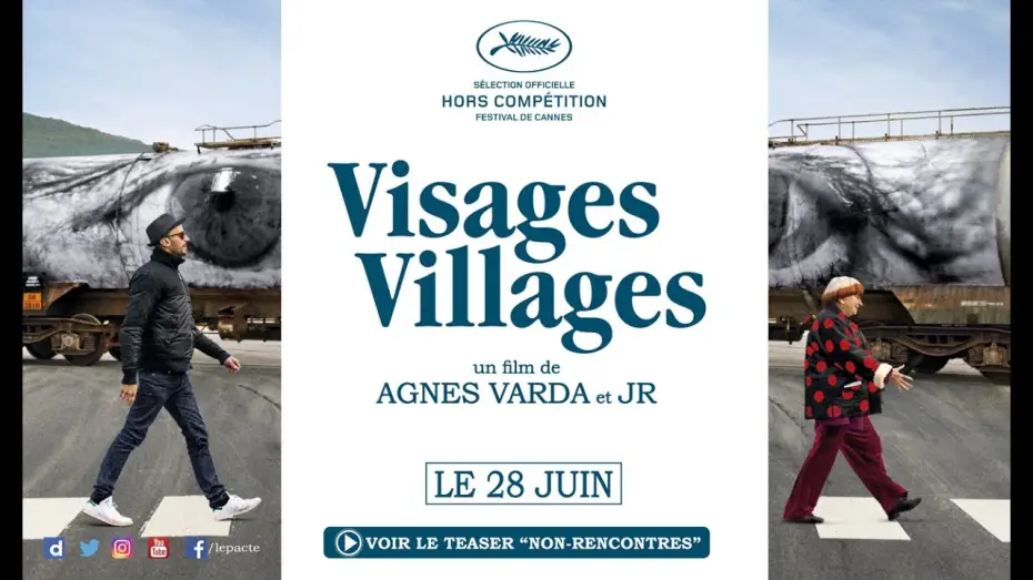 Wideo do filmu Visages Villages — Teaser "Non-rencontres" - VISAGES, VILLAGES d'Agnès Varda et JR