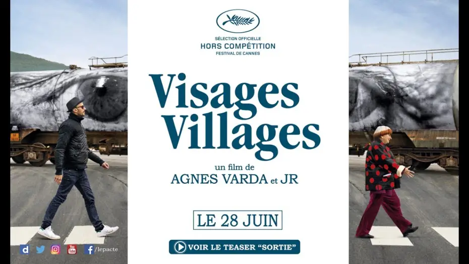 Wideo do filmu Visages Villages — Teaser "Sortie" - VISAGES, VILLAGES d'Agnès Varda et JR