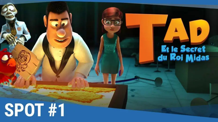 Wideo do filmu Tedi i mapa skarbów — TAD Et Le Secret Du Roi Midas - Spot "Equipe de choc" VF