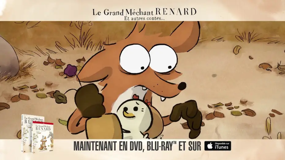 Wideo do filmu Wielki zły lis i inne opowieści — Le Grand Méchant Renard et autres contes... - maintenant en DVD, Blu-ray et VOD