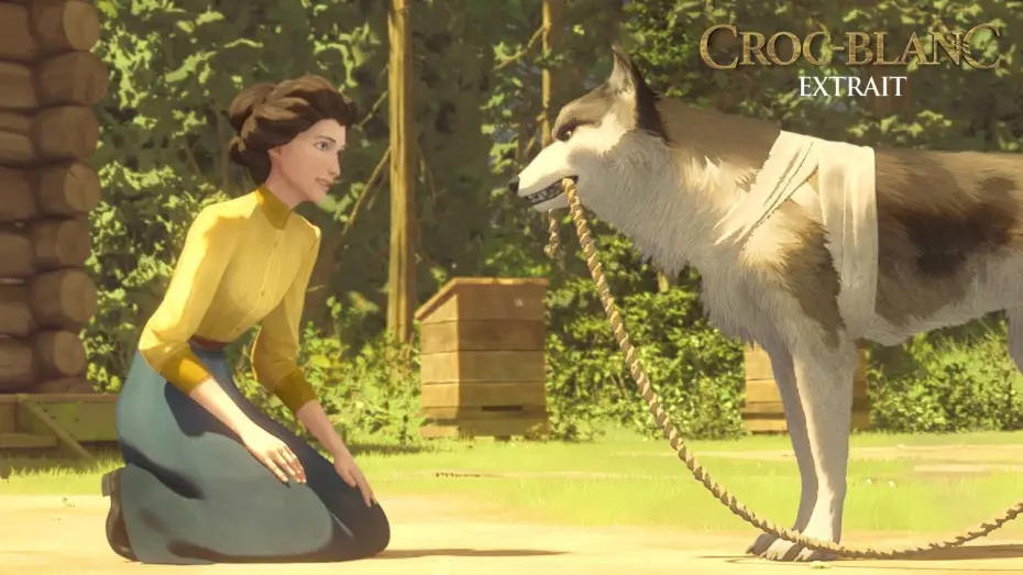 Wideo do filmu Biały Kieł — CROC-BLANC - Extrait "Croc-Blanc, Maggie et Weedon"