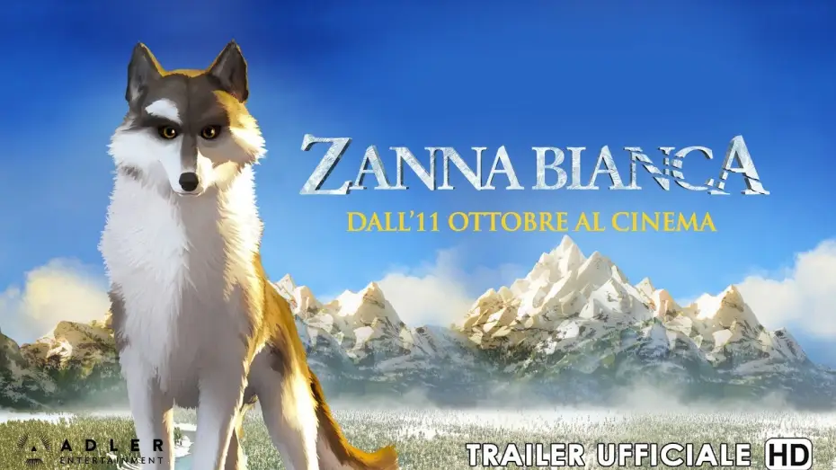 Wideo do filmu Biały Kieł — ZANNA BIANCA Trailer Ufficiale Italiano #1