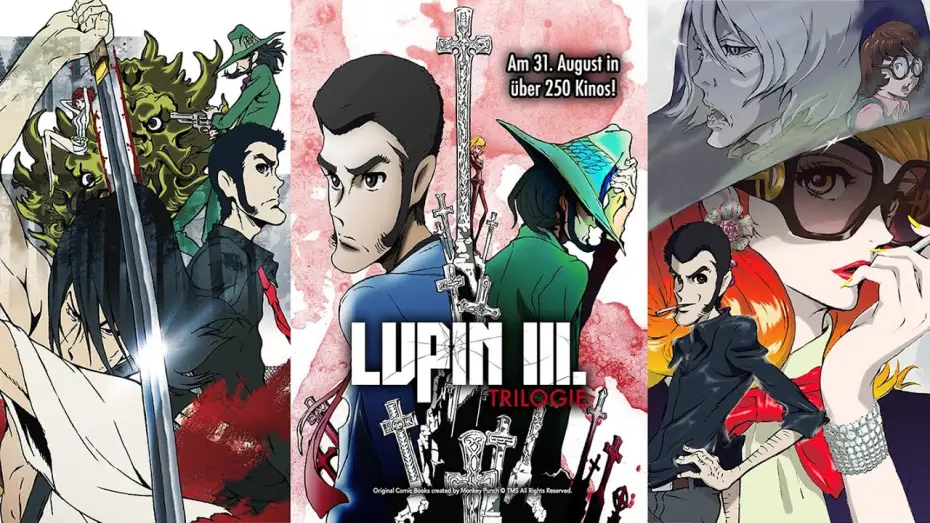 Wideo do filmu Lupin the IIIrd: Chikemuri no Ishikawa Goemon — Die Lupin III.–Trilogie (Kino-Trailer)