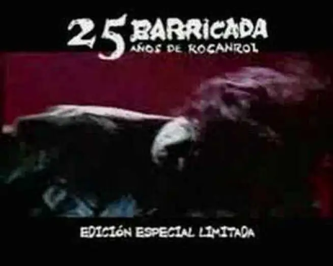 Wideo do filmu Barricada - 25 Años De Rocanrol — Spot TV Barricada - 25 años de rocanrol