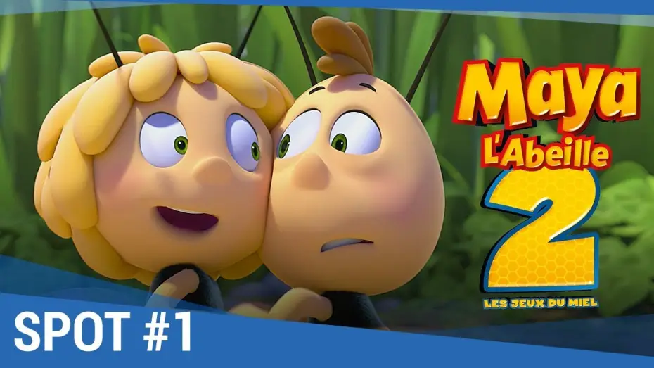 Wideo do filmu Pszczółka Maja: Miodowe igrzyska — MAYA L'ABEILLE 2 - Le film - Spot 20s (VF) [au cinéma le 18 juillet 2018]