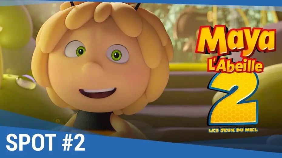 Wideo do filmu Pszczółka Maja: Miodowe igrzyska — MAYA L'ABEILLE 2 - Le film - Spot 30s (VF) [au cinéma le 18 juillet 2018]