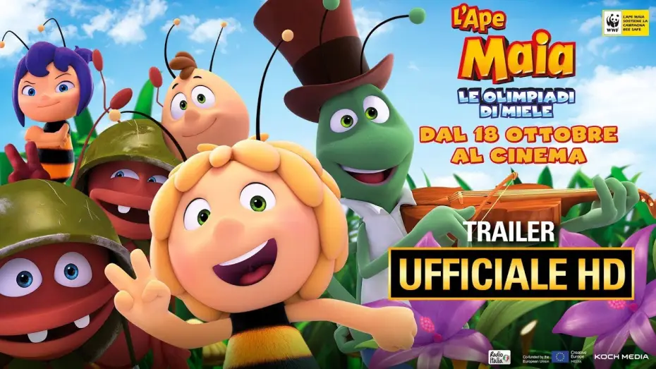 Wideo do filmu Pszczółka Maja: Miodowe igrzyska — L'Ape Maia - Le Olimpiadi di Miele - Trailer Ufficiale Italiano | HD