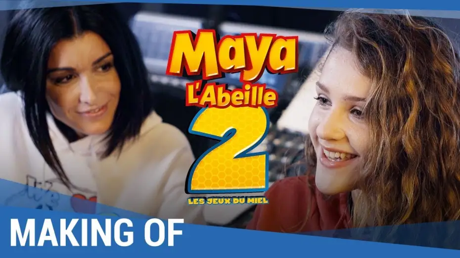 Wideo do filmu Pszczółka Maja: Miodowe igrzyska — MAYA L'ABEILLE 2 - Doublage avec Jenifer et Lou
