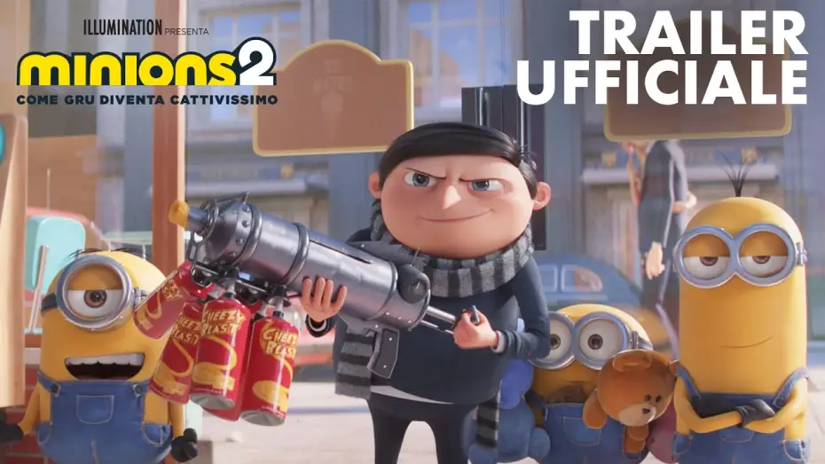 Wideo do filmu Minionki: Wejście Gru — Minions 2 - Come Gru Diventa Cattivissimo | Secondo Trailer Ufficiale (Universal Pictures) HD