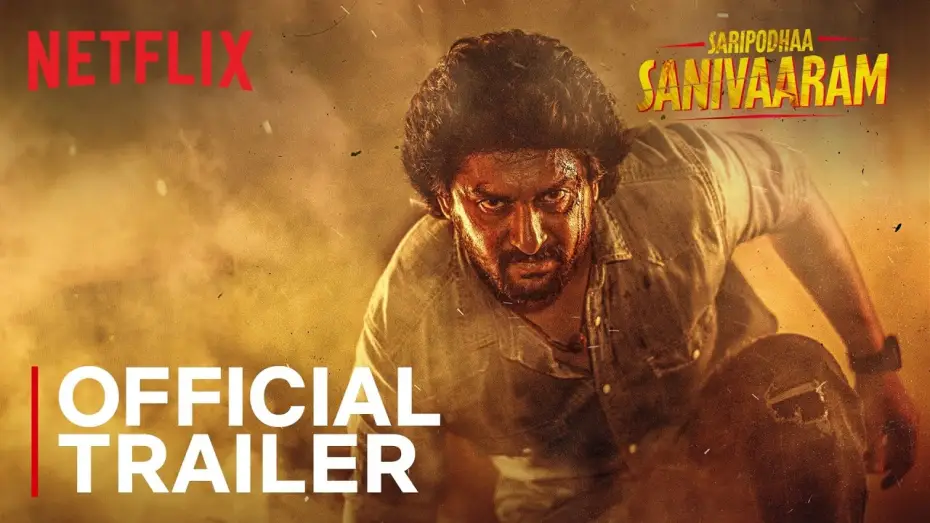 Wideo do filmu స‌రిపోదా శ‌నివారం — Saripodhaa Sanivaaram | Official Trailer | Nani, S.J. Suryah | Netflix India