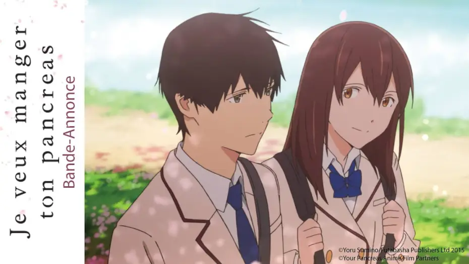 Wideo do filmu Kimi no Suizou wo Tabetai — [Trailer] Je veux manger ton Pancréas