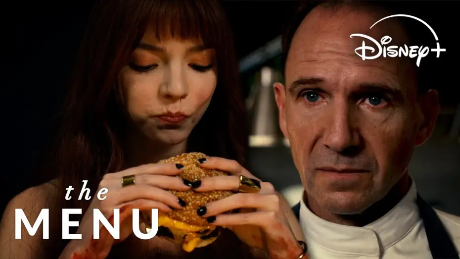 Wideo do filmu Menu — Ralph Fiennes Makes Anya Taylor-Joy A Cheeseburger