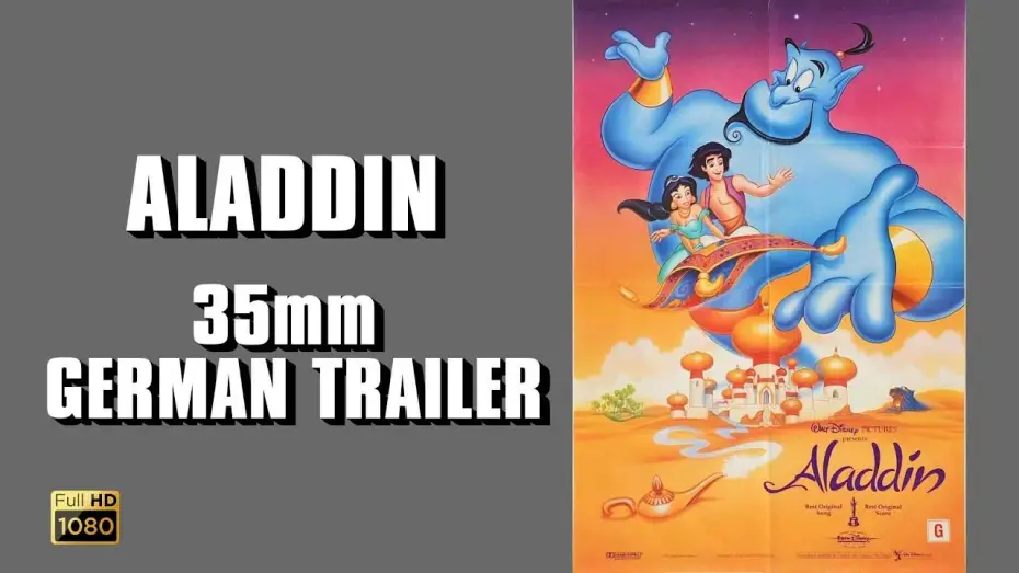 Wideo do filmu Aladyn — Aladdin - 35mm Kino Trailer - Deutsch HD
