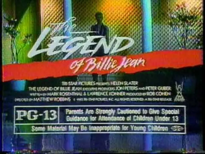 Wideo do filmu Legenda o Billie Jean — "The Legend of Billie Jean" (1985) TV spot