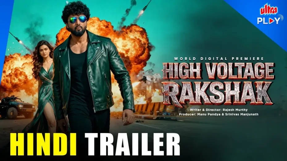 Wideo do filmu High Voltage Rakshak — High Voltage Rakshak 😈 | Hindi Trailer | Yashaswa Murthy | Action Thriller | Ultra Play OTT