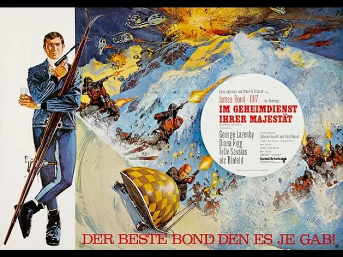 Wideo do filmu W tajnej służbie Jej Królewskiej Mości — James Bond 007 - Im Geheimdienst Ihrer Majestät - Trailer Deutsch 1080p HD