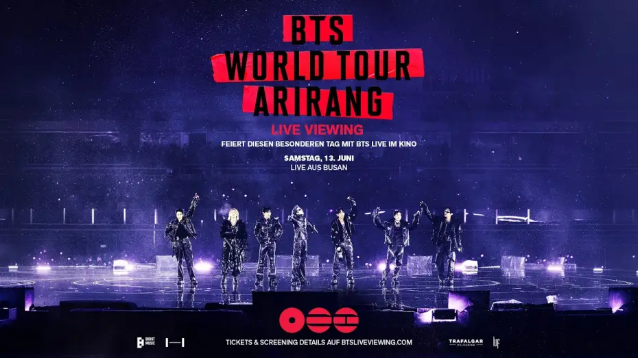 Wideo do filmu BTS World Tour 'Arirang' in Busan: Live Viewing — BTS WORLD TOUR 'ARIRANG' IN BUSAN: LIVE VIEWING | TRAILER GERMAN