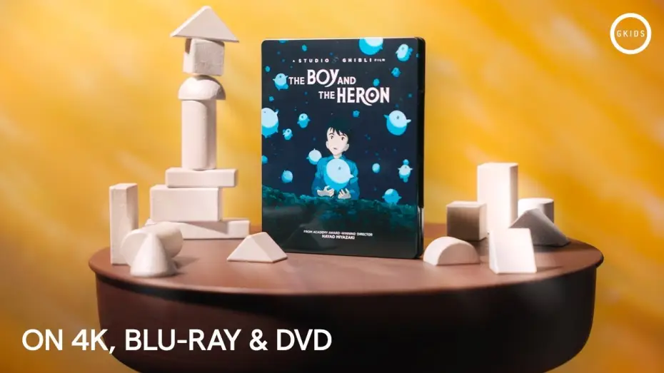 Wideo do filmu Chłopiec i czapla — On 4K Steelbook, 4K/Blu-ray & Blu-ray/DVD